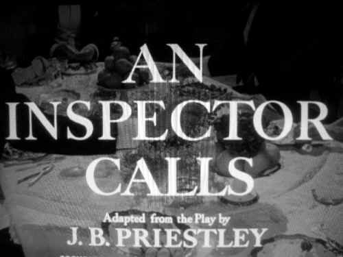 夜の来訪者（'54）An Inspector Calls 訂正版 プリーストリーの名作